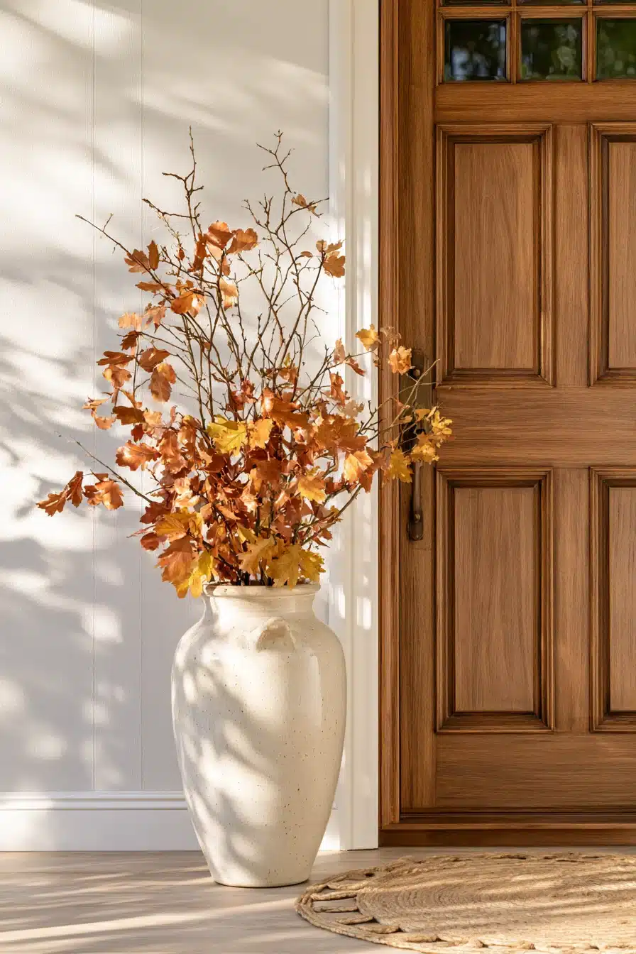 27 Cozy Small Porch Fall Decorating Ideas for a Warm Welcome