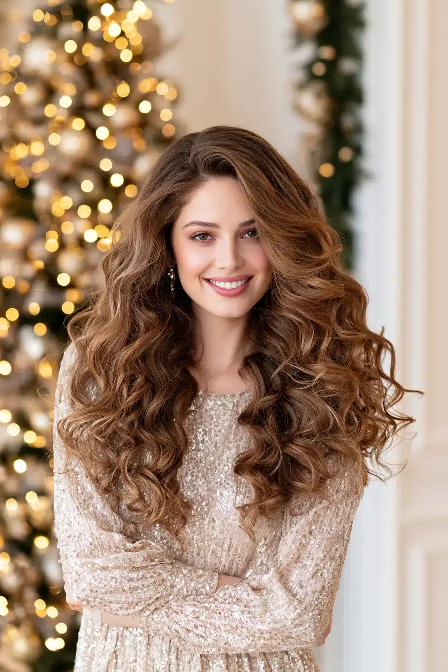 27 Gorgeous Christmas Hair Ideas for a Festive Holiday Look