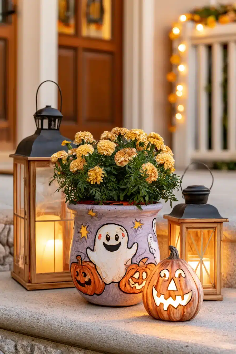 27 Spooky Halloween Planter Ideas for a Festive Front Porch