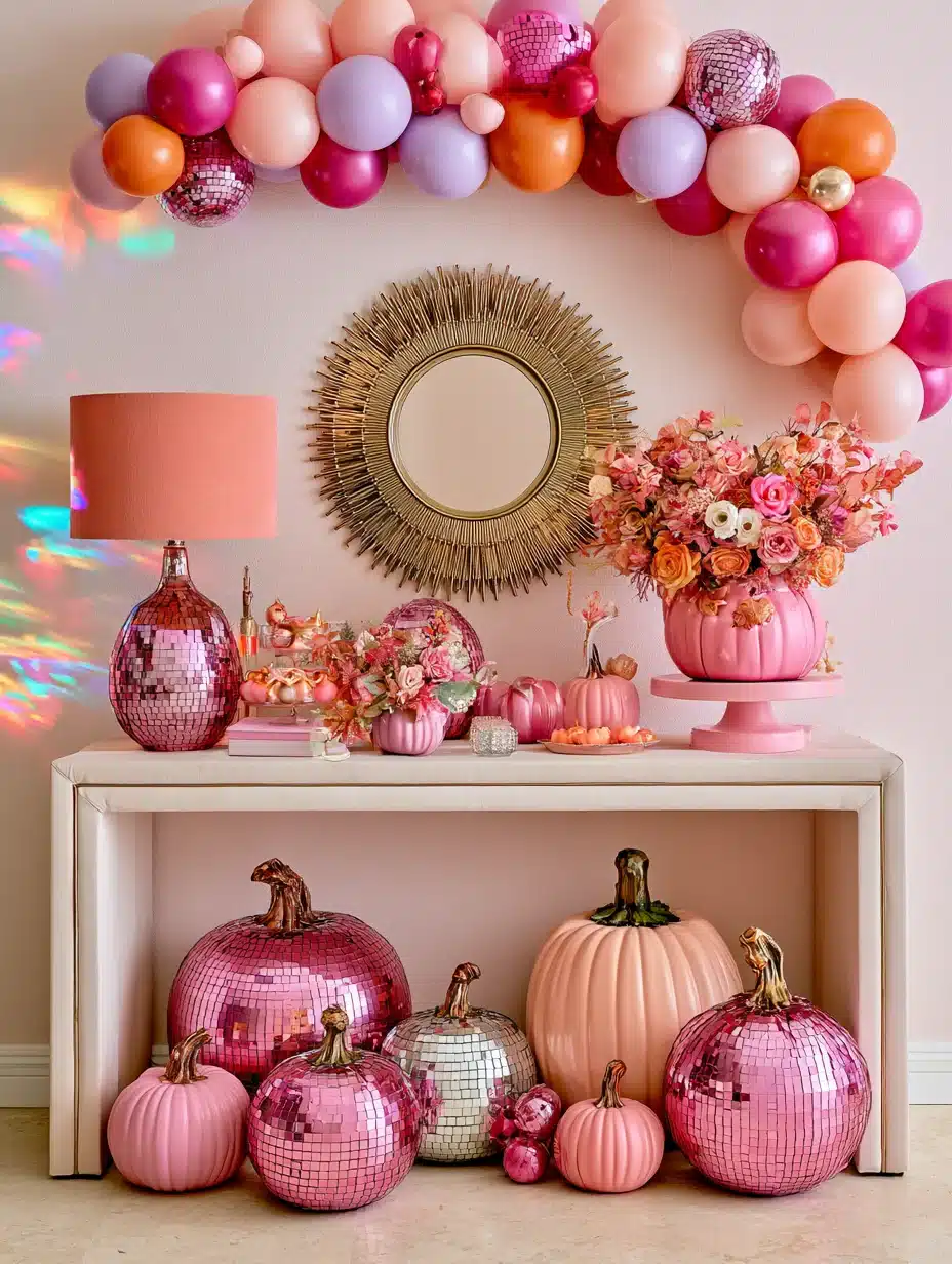 27 Pretty Pink Halloween Decor Ideas for a Playful Spooky Home