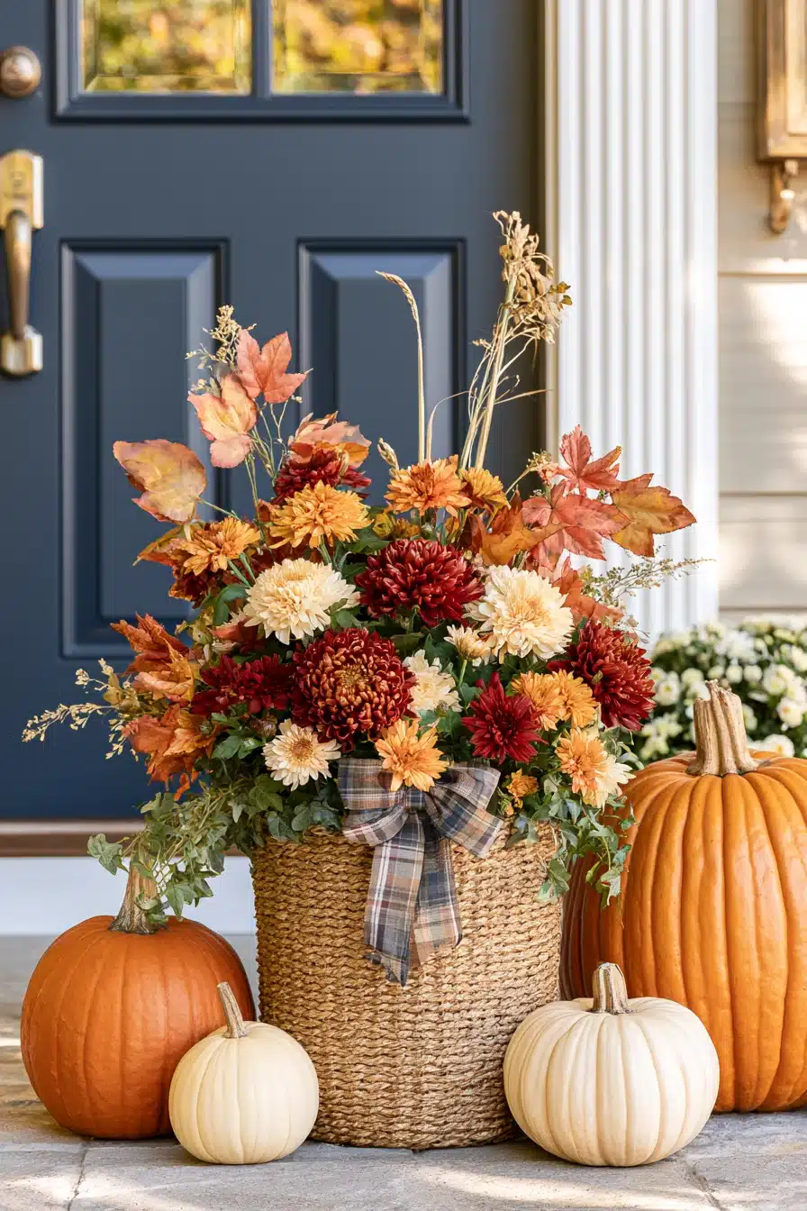 27 Easy DIY Fall Wreaths For A Warm And Welcoming Front Door