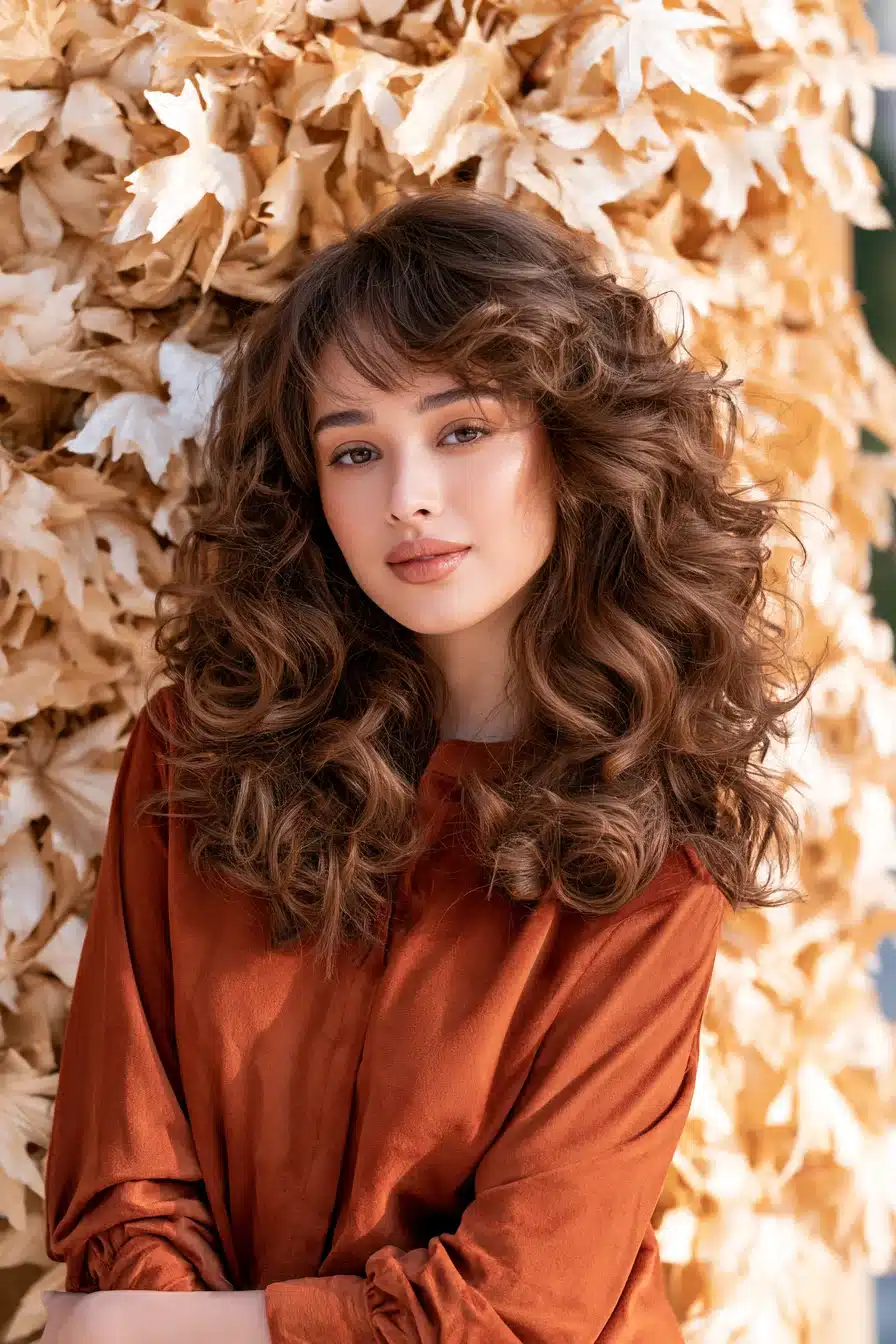 27 Gorgeous Autumn Curly Hairstyles for a Cozy Seasonal Look