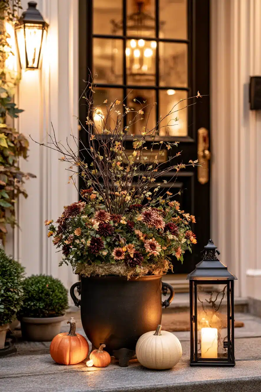 27 Spooky Halloween Planter Ideas for a Festive Front Porch