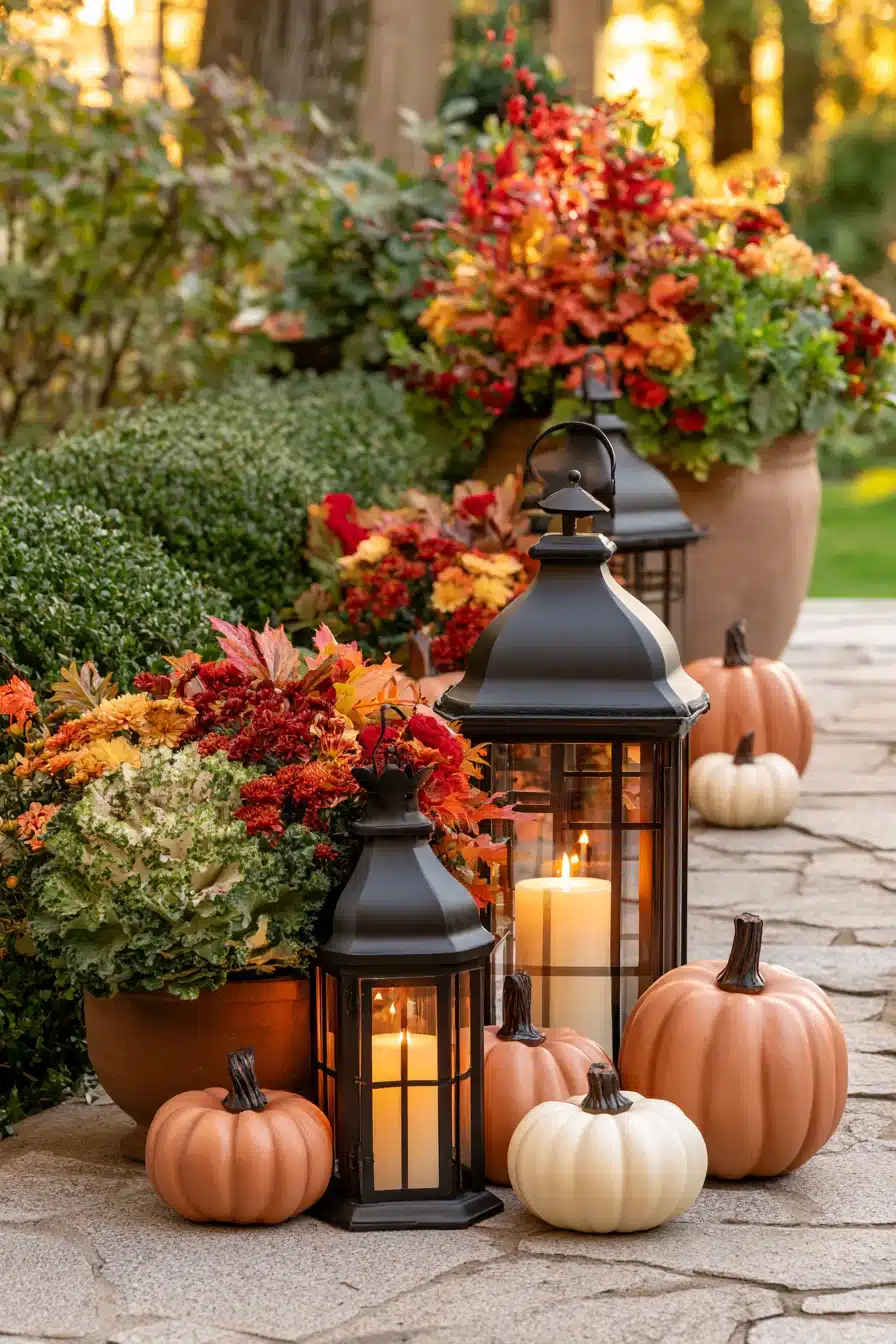 27 Cozy Fall Lantern Decor Ideas To Brighten Your Home This Autumn