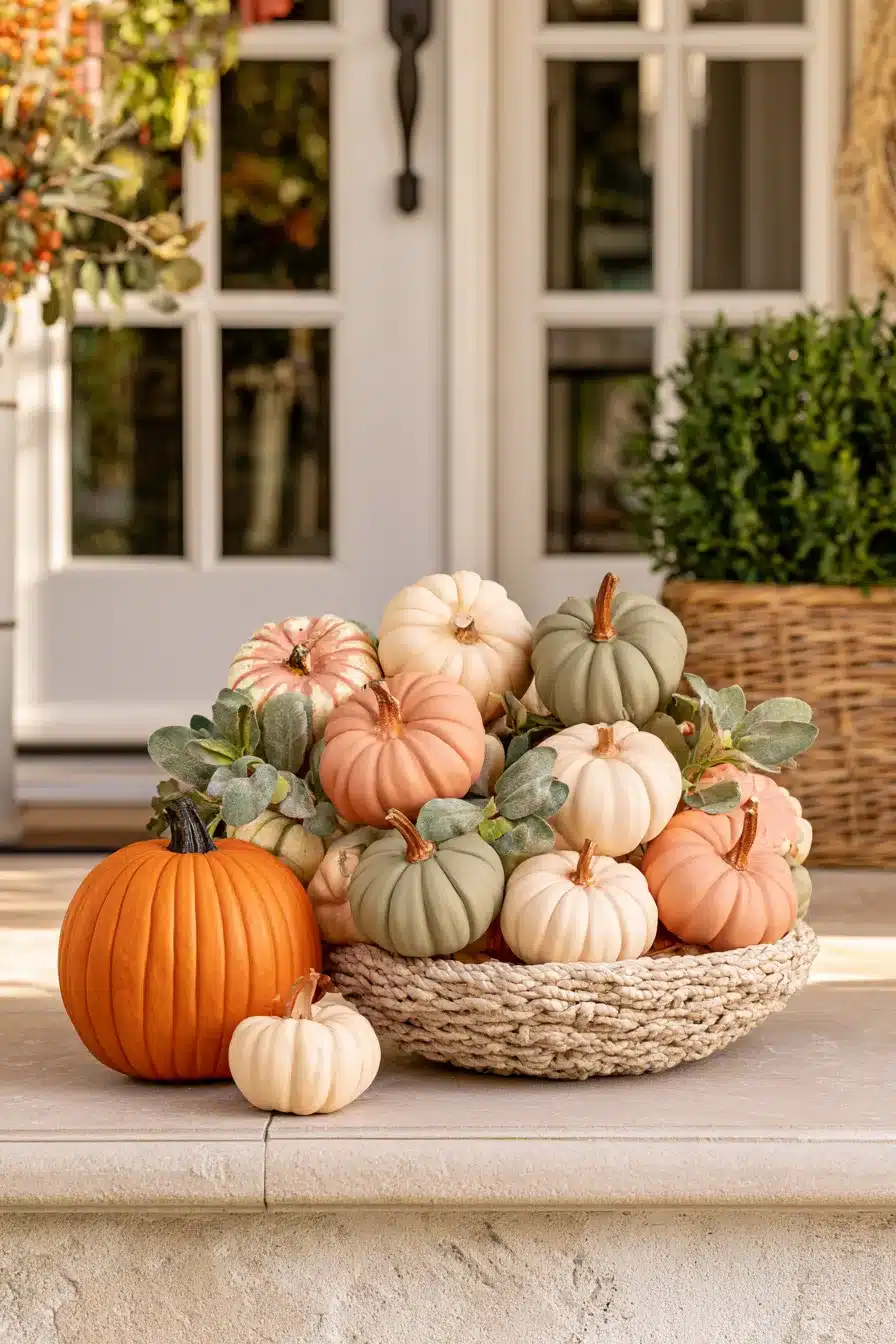 27 Cozy Small Porch Fall Decorating Ideas for a Warm Welcome