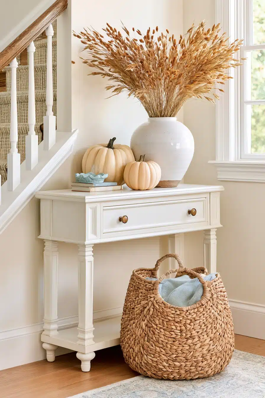 27 Cozy Fall Entryway Decor Ideas For A Warm Autumn Welcome
