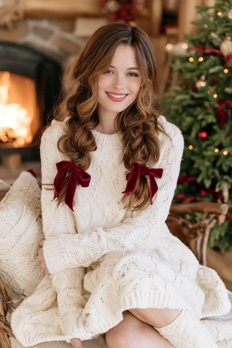 27 Gorgeous Christmas Hair Ideas for a Festive Holiday Look