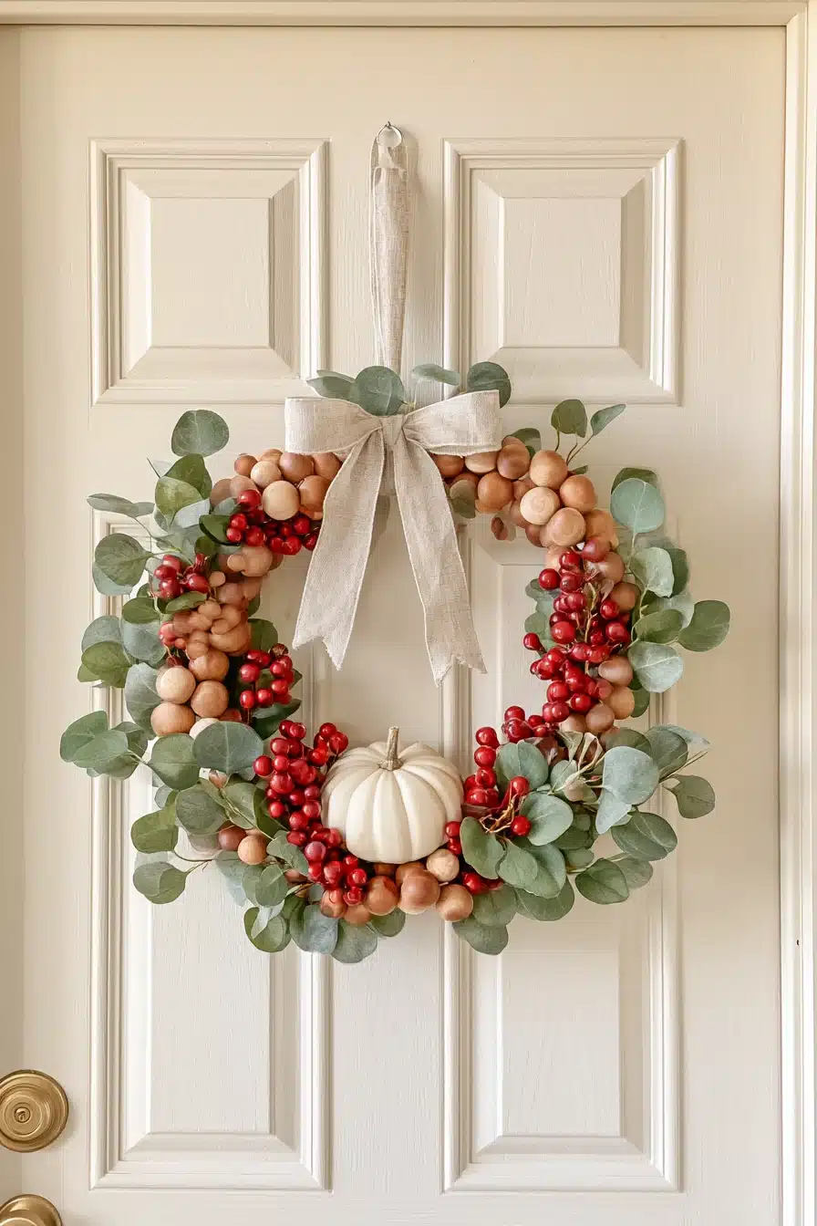 27 Easy DIY Fall Wreaths For A Warm And Welcoming Front Door