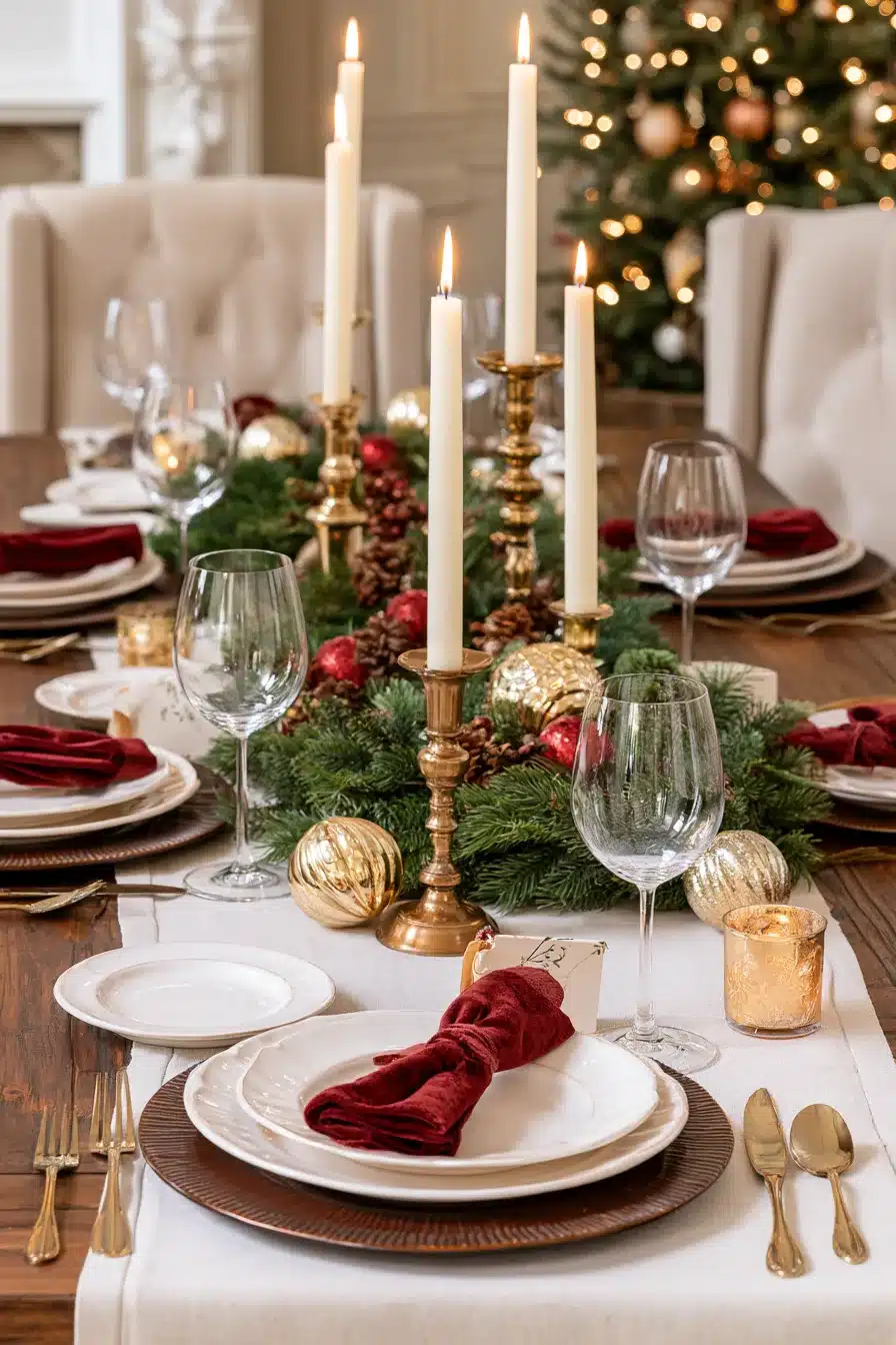 27 Christmas Table Decor Ideas For A Warm And Magical Holiday Gathering