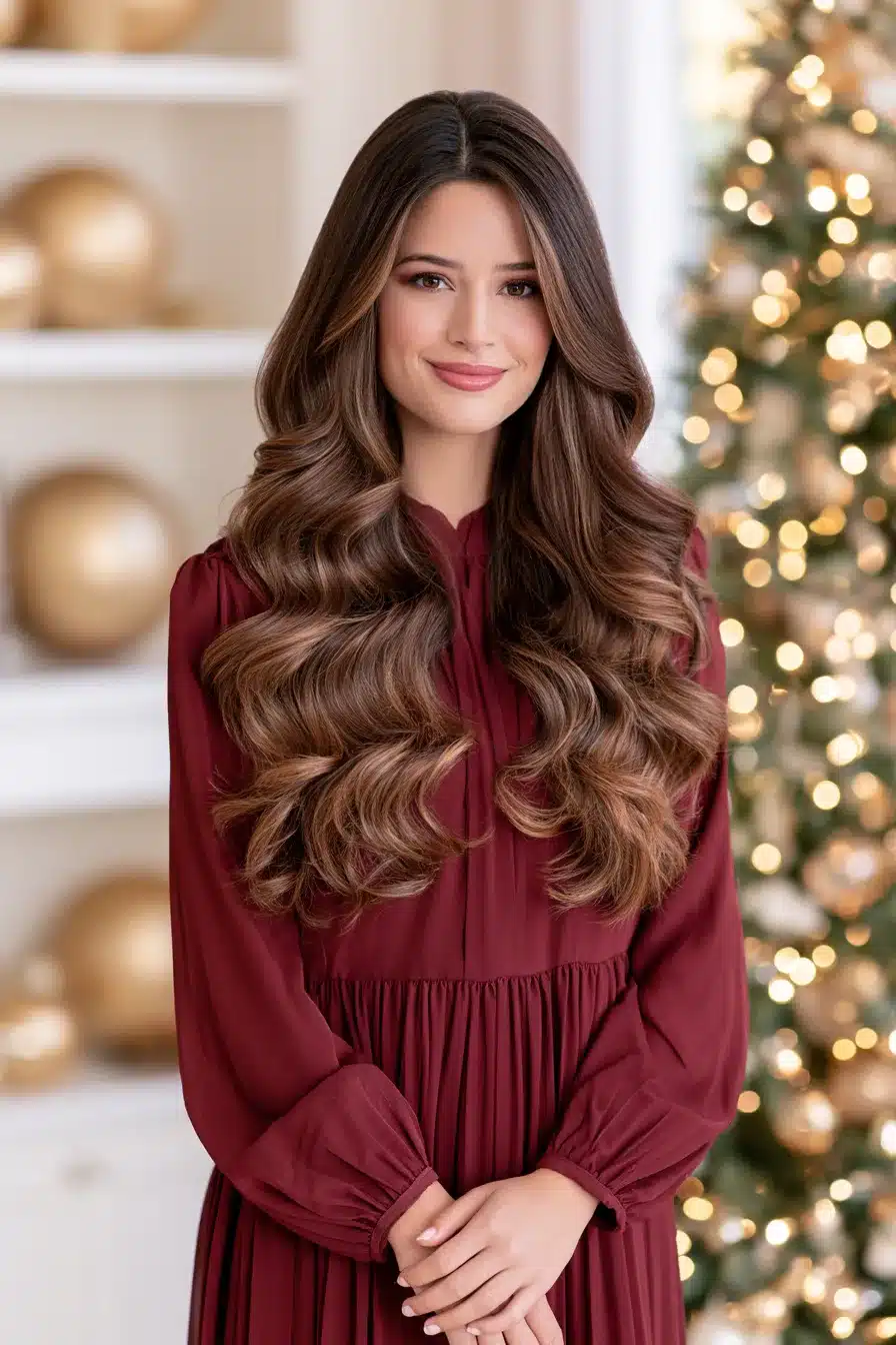 27 Gorgeous Christmas Hair Ideas for a Festive Holiday Look