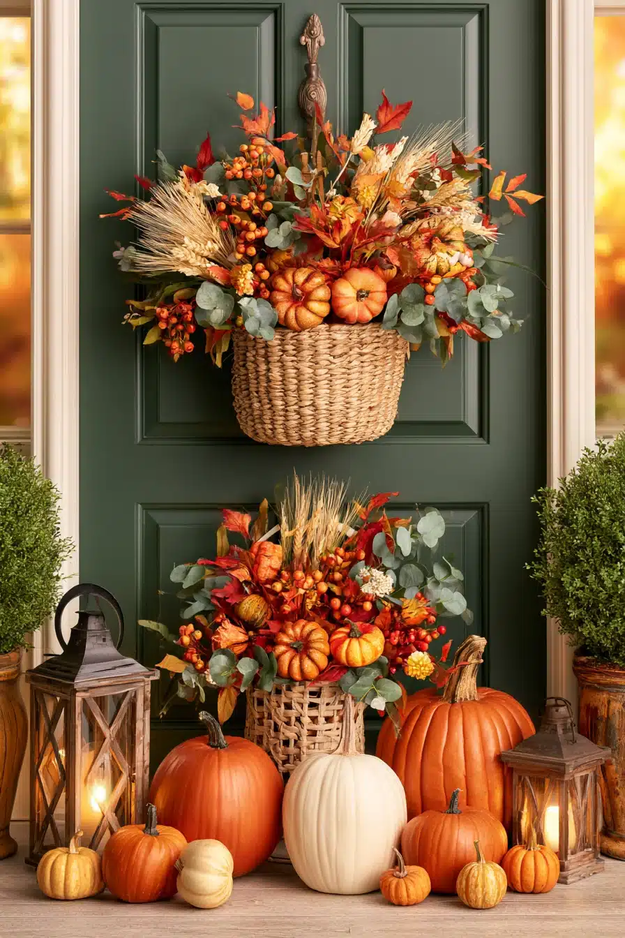 27 Easy DIY Fall Wreaths For A Warm And Welcoming Front Door