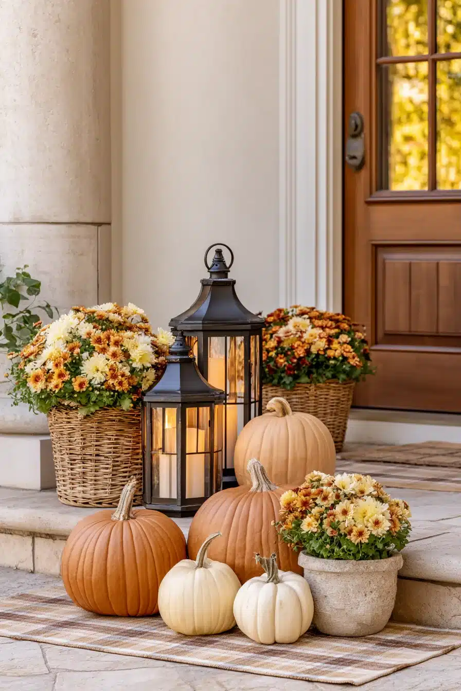 27 Cozy Fall Lantern Decor Ideas To Brighten Your Home This Autumn