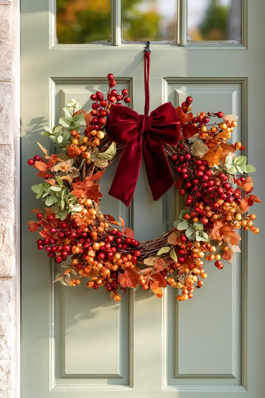 27 Easy DIY Fall Wreaths For A Warm And Welcoming Front Door