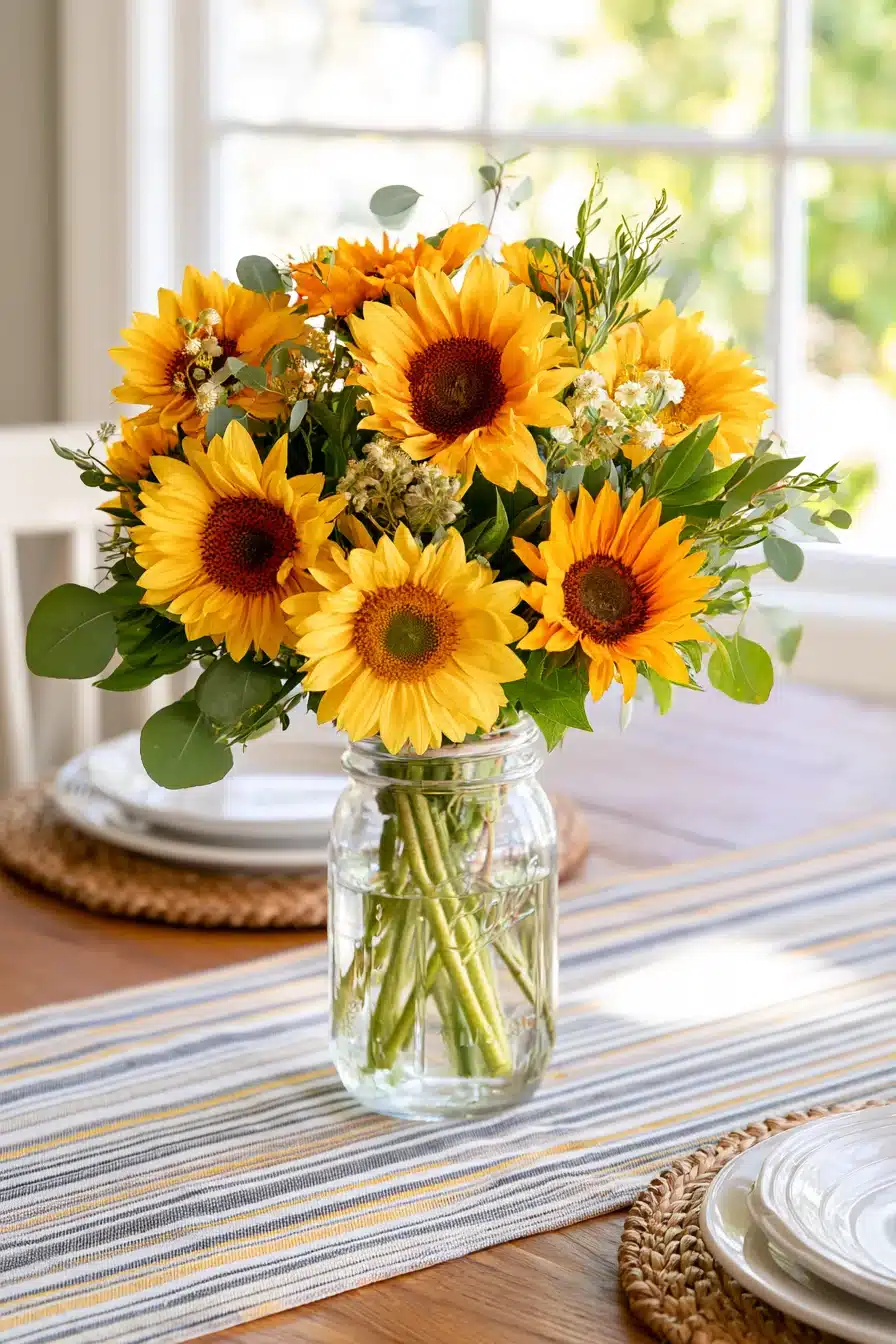 27 Cozy Fall Mason Jar Centerpieces for a Beautiful Autumn Table
