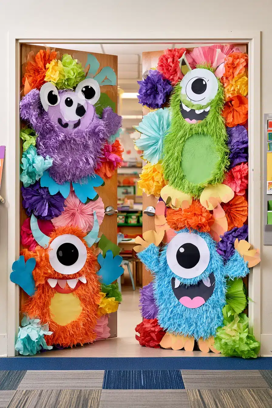 27 Halloween Door Decorations For A Spooktacular Classroom Entrance