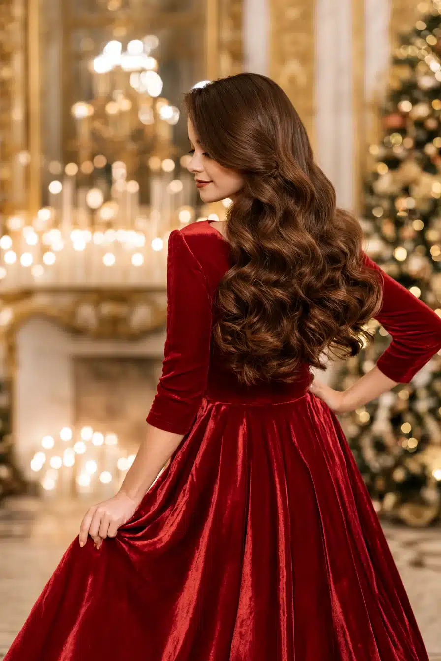 27 Gorgeous Christmas Hair Ideas for a Festive Holiday Look
