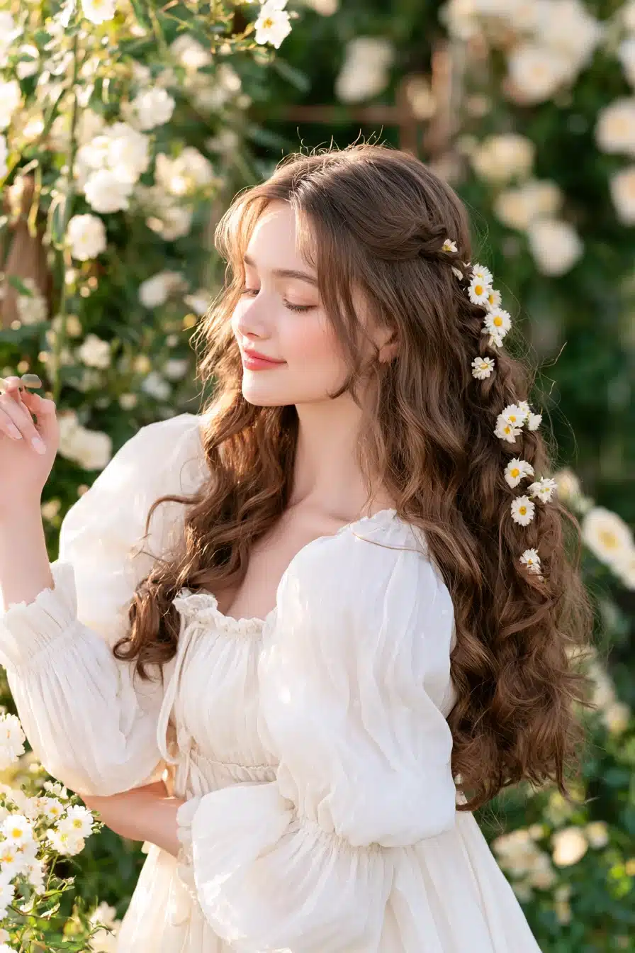 27 Dreamy Cottagecore Aesthetic Hairstyles for a Romantic Natural Look