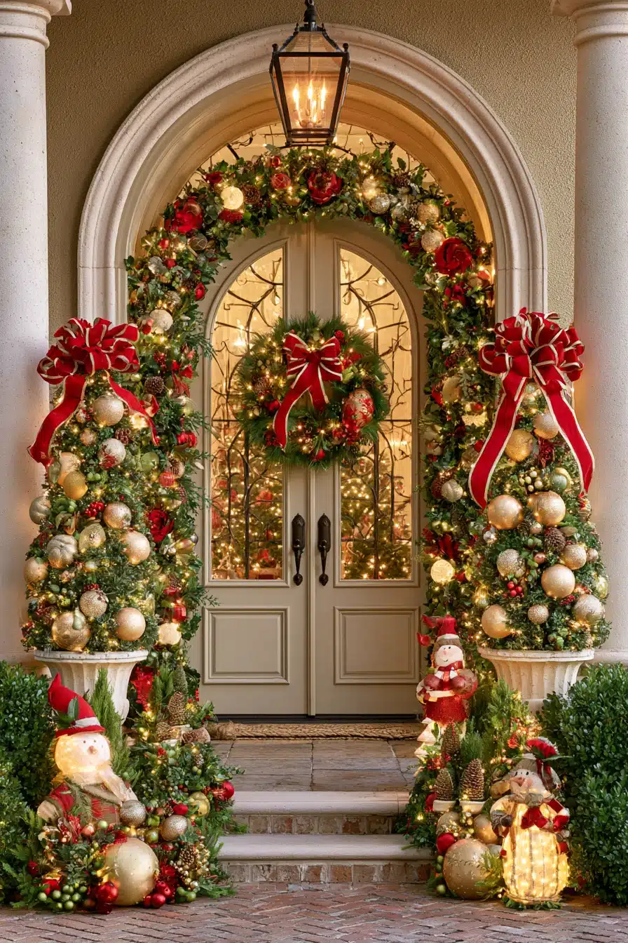 27 Magical Front Porch Christmas Decor Ideas For A Festive Welcome