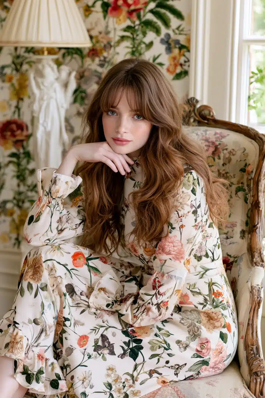 27 Dreamy Cottagecore Hairstyles for Long Hair Full of Romantic Charm