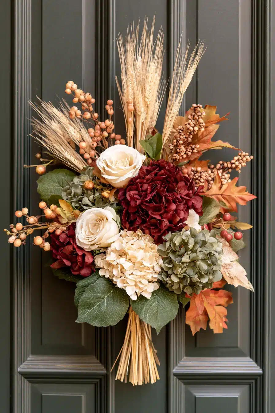 27 Easy DIY Fall Wreaths For A Warm And Welcoming Front Door