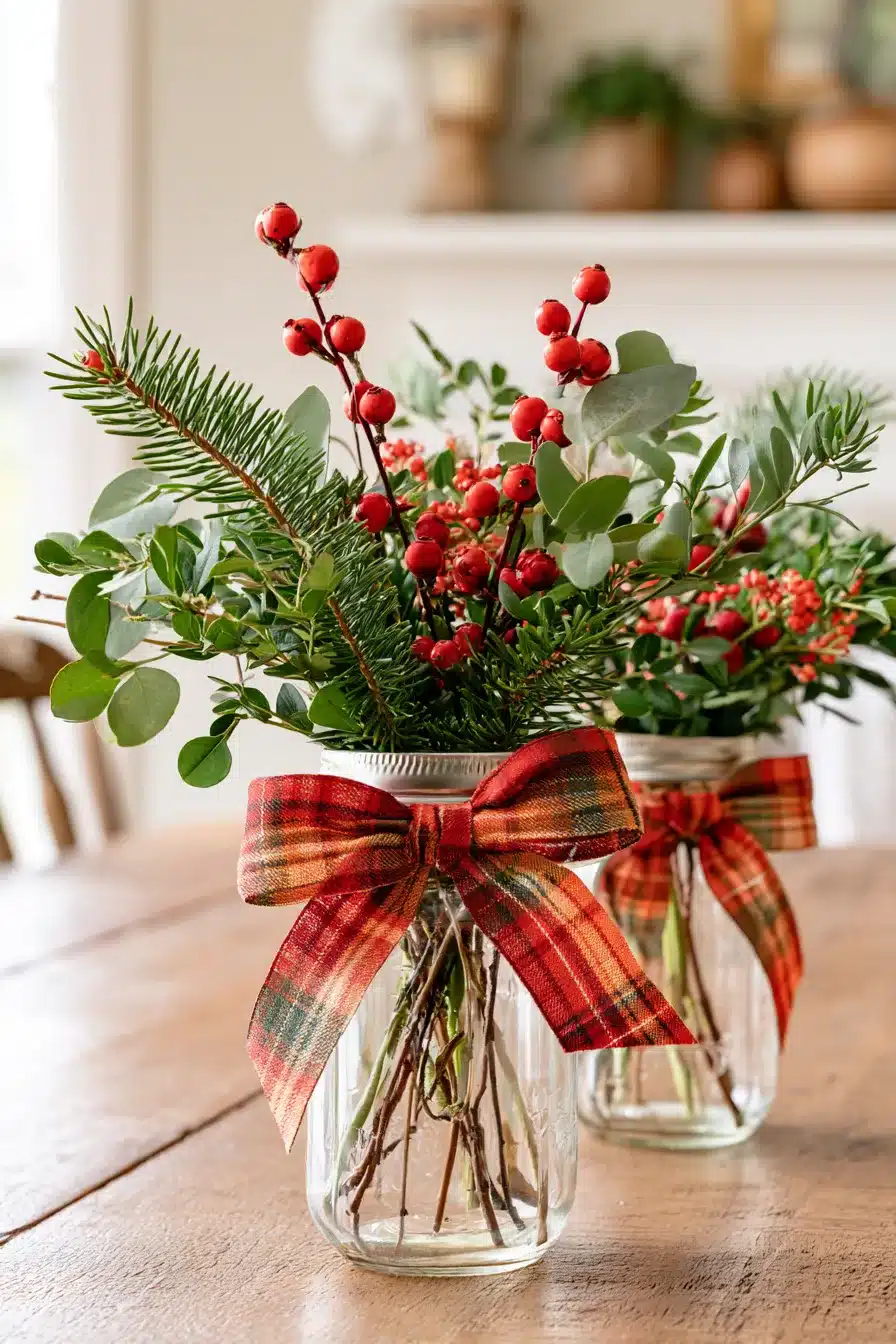 27 Cozy Fall Mason Jar Centerpieces for a Beautiful Autumn Table