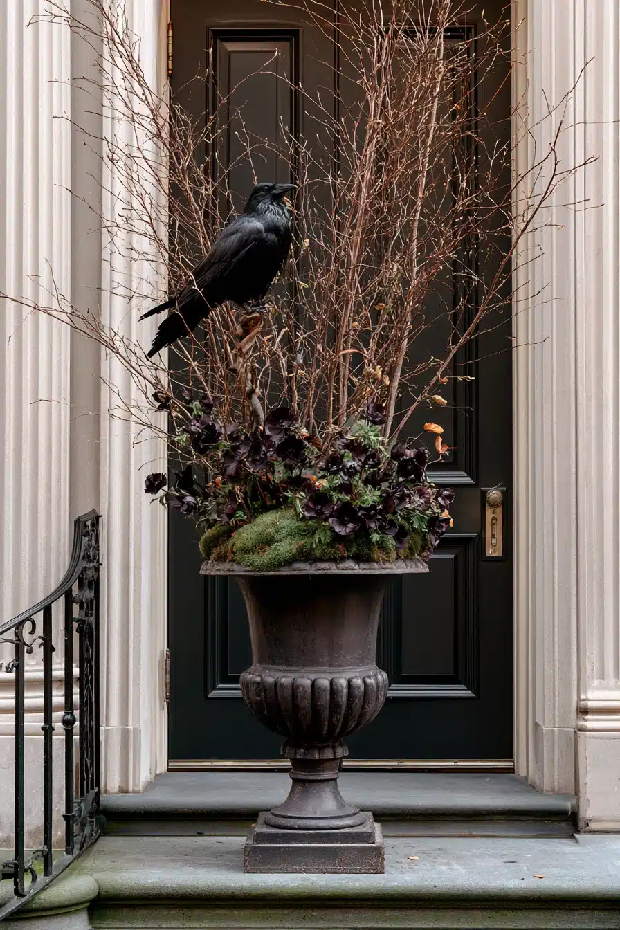 27 Spooky Halloween Planter Ideas for a Festive Front Porch
