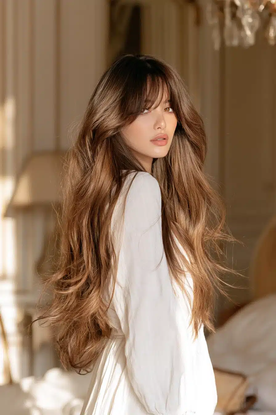 27 Gorgeous Layered Hair With Bangs Ideas For A Fresh New Look