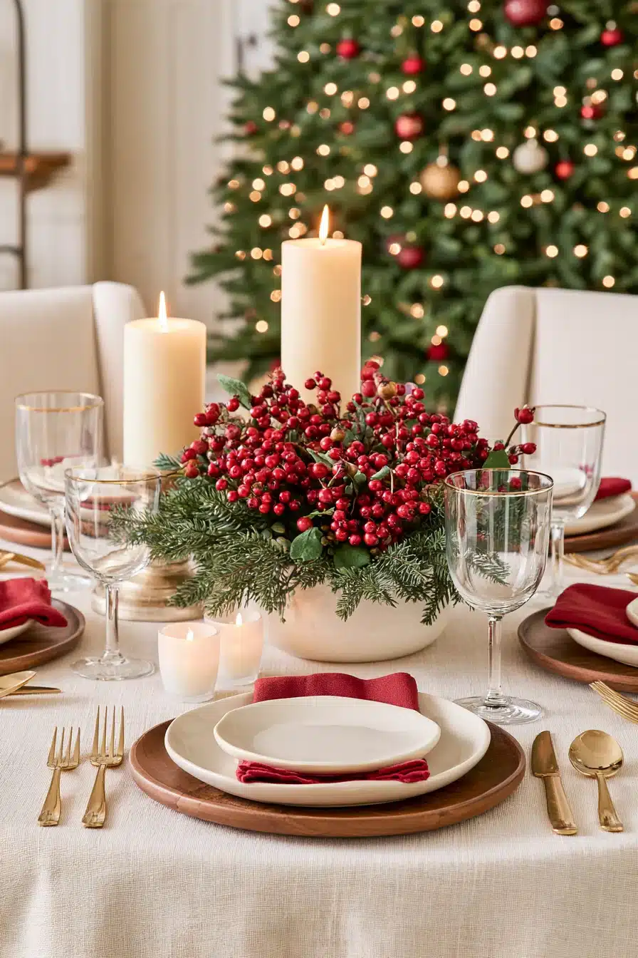 27 Christmas Table Decor Ideas For A Warm And Magical Holiday Gathering