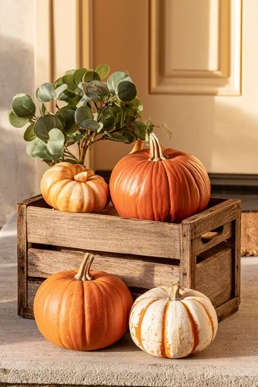 27 Cozy Small Porch Fall Decorating Ideas for a Warm Welcome
