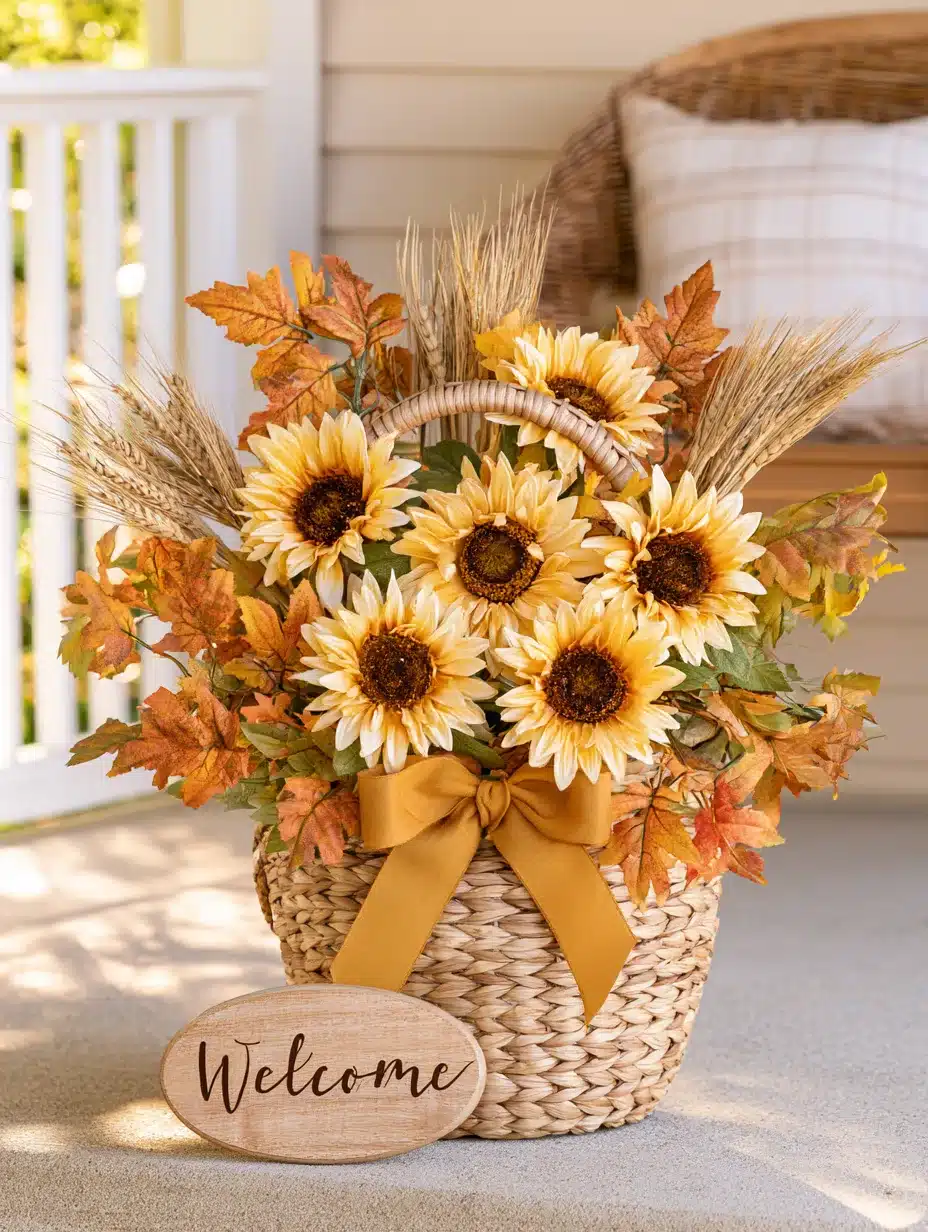 27 Cozy Fall Basket Ideas for a Warm Seasonal Home