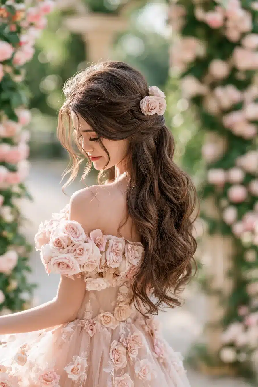 27 Dreamy Cottagecore Hairstyles for Long Hair Full of Romantic Charm
