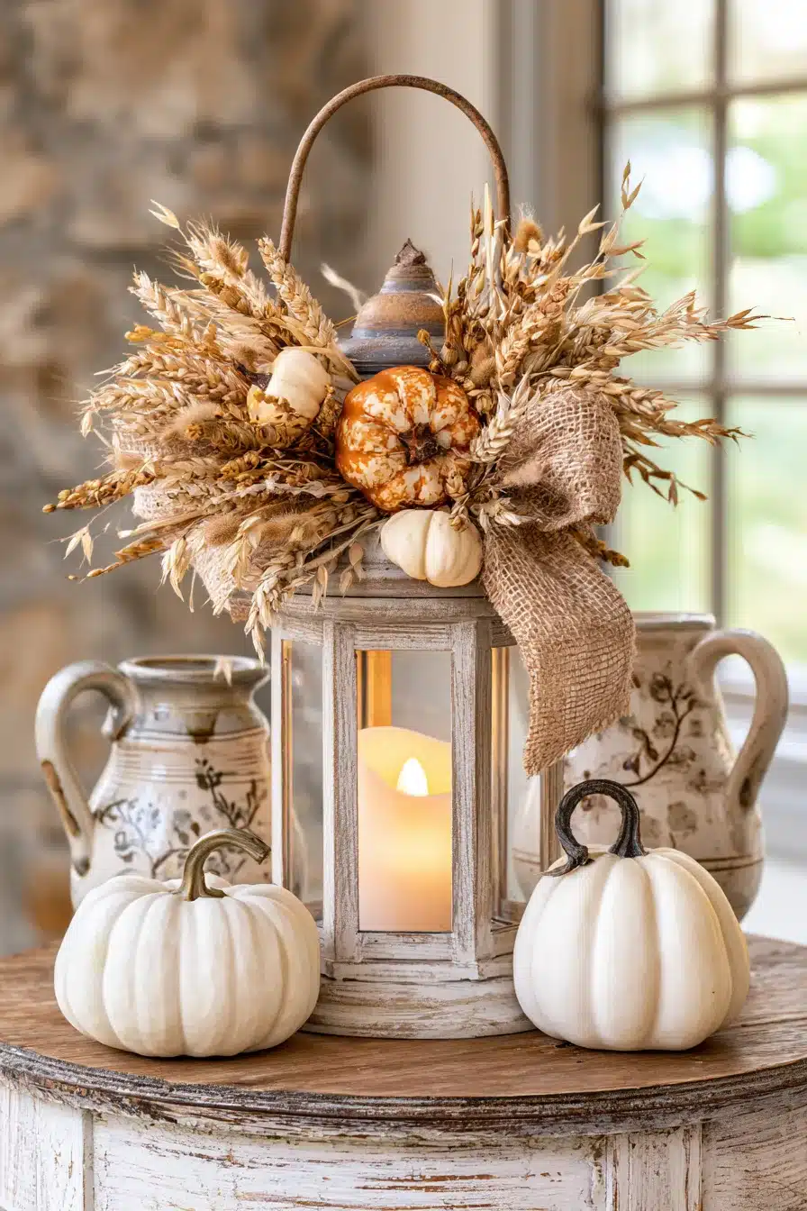 27 Cozy Fall Lantern Decor Ideas To Brighten Your Home This Autumn