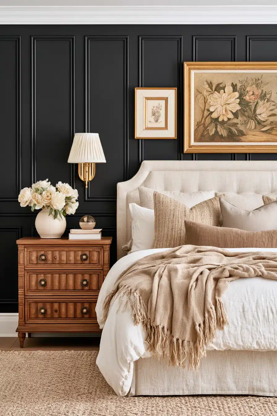 27 Stunning Black Accent Wall Bedroom Ideas For A Bold And Cozy Space