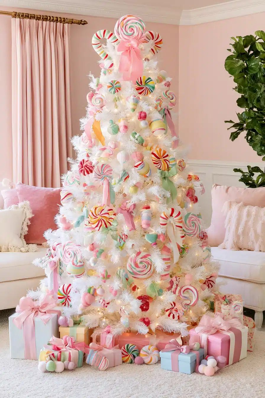 27 Magical White Christmas Tree Ideas For A Dreamy Holiday Home