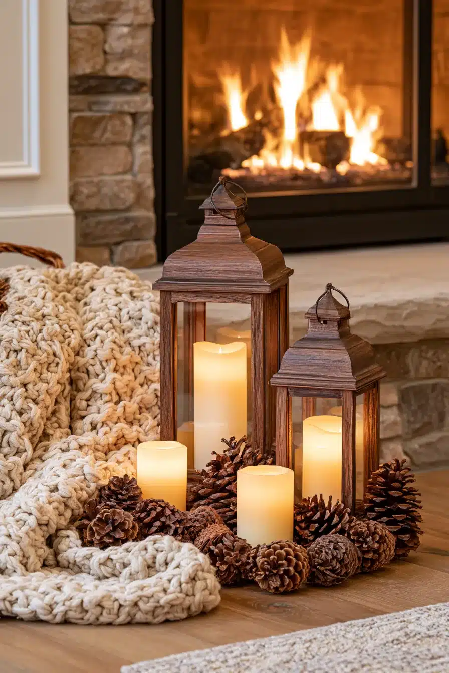 27 Cozy Fall Lantern Decor Ideas To Brighten Your Home This Autumn