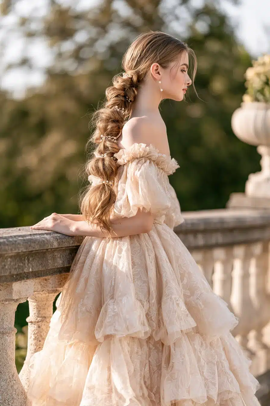 27 Dreamy Cottagecore Hairstyles for Long Hair Full of Romantic Charm