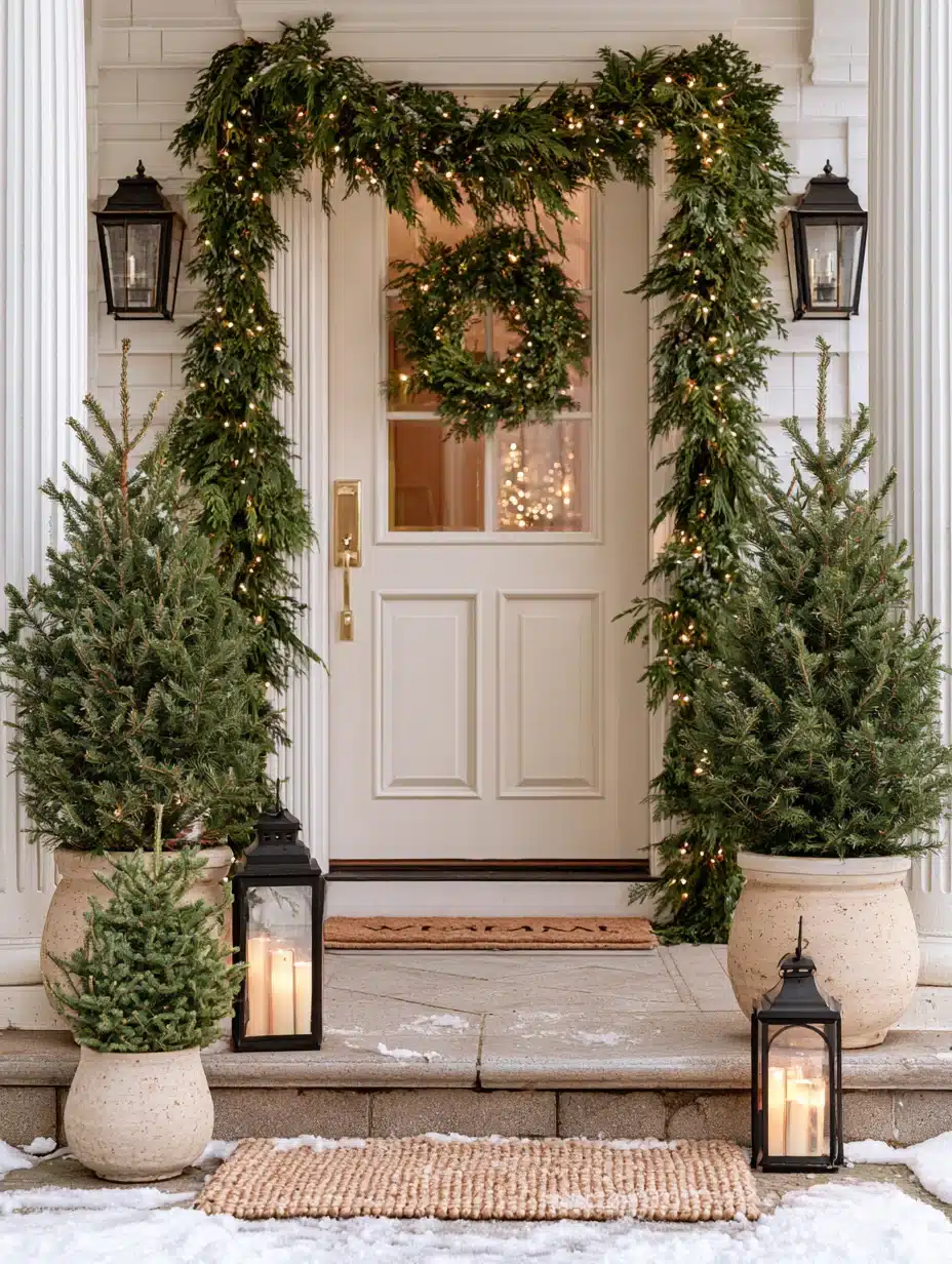 27 Cozy Winter Porch Decor Ideas for a Warm and Welcoming Entrance