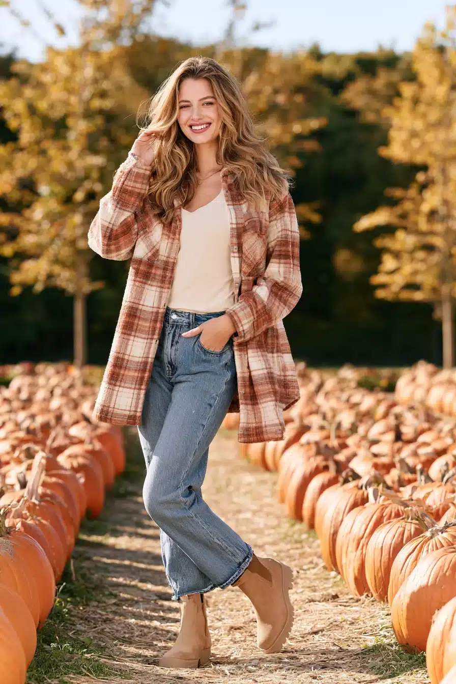 27 Cute Pumpkin Patch Outfit Ideas for a Cozy Fall Adventure