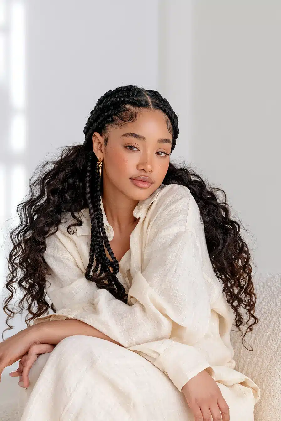 27 Beautiful Boho Knotless Braids for an Effortlessly Chic Look