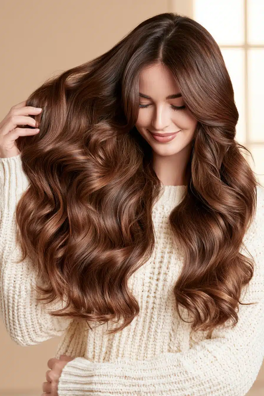 27 Stunning Chestnut Brown Hair Colors for Glossy Gorgeous Strands