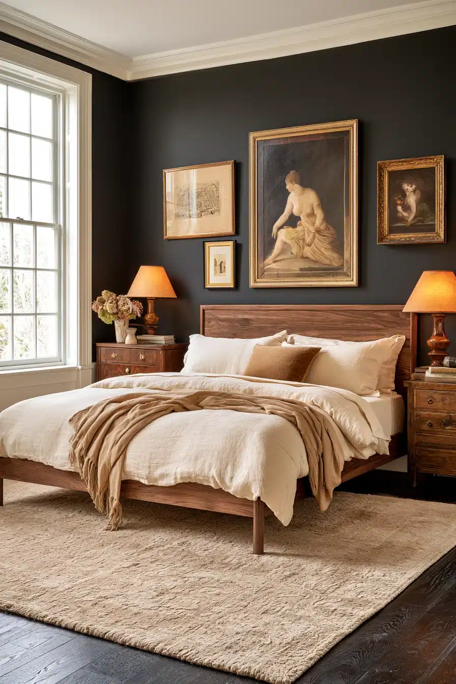 27 Beautiful Dark Academia Bedroom Ideas for Book Lovers