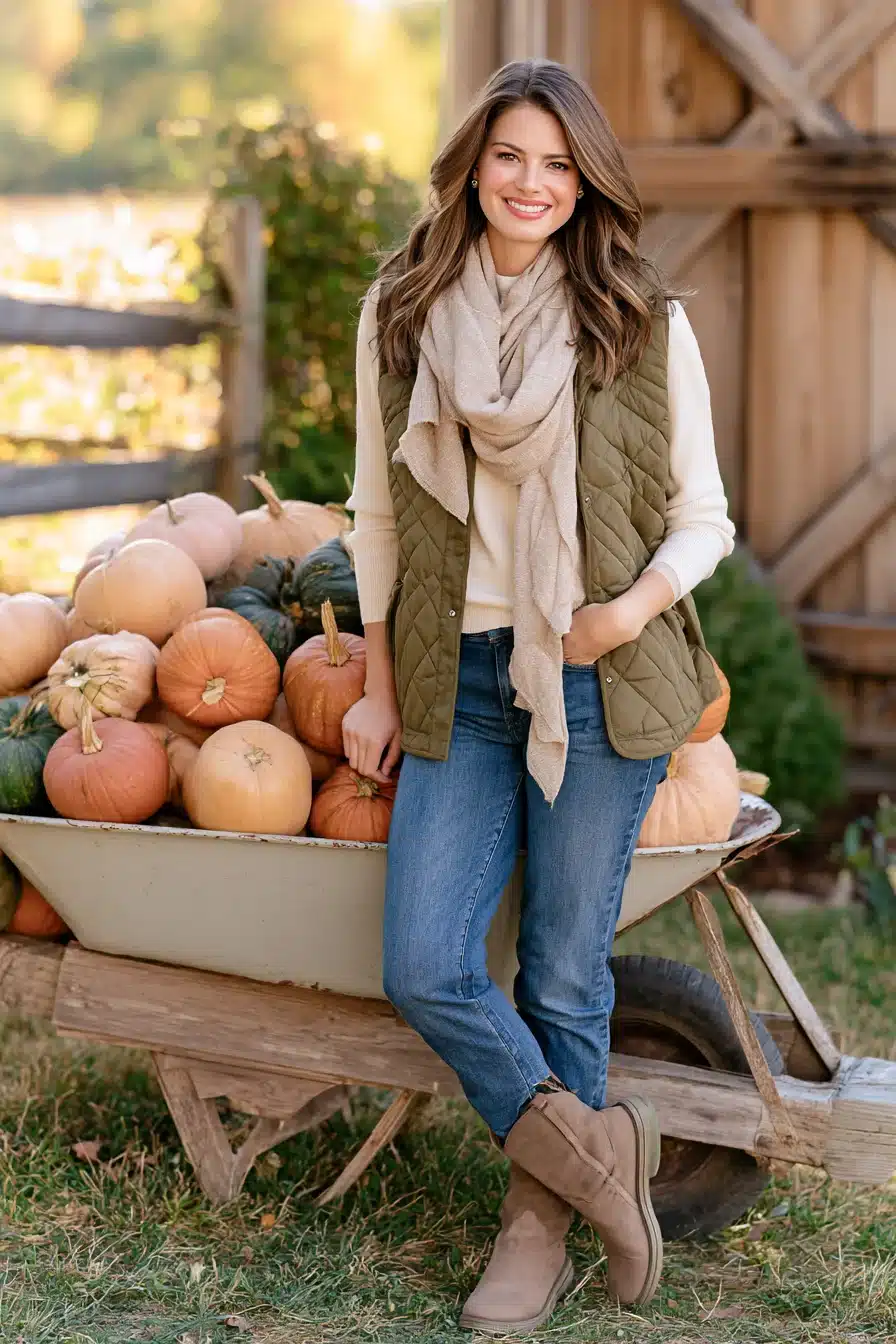 27 Cute Pumpkin Patch Outfit Ideas for a Cozy Fall Adventure