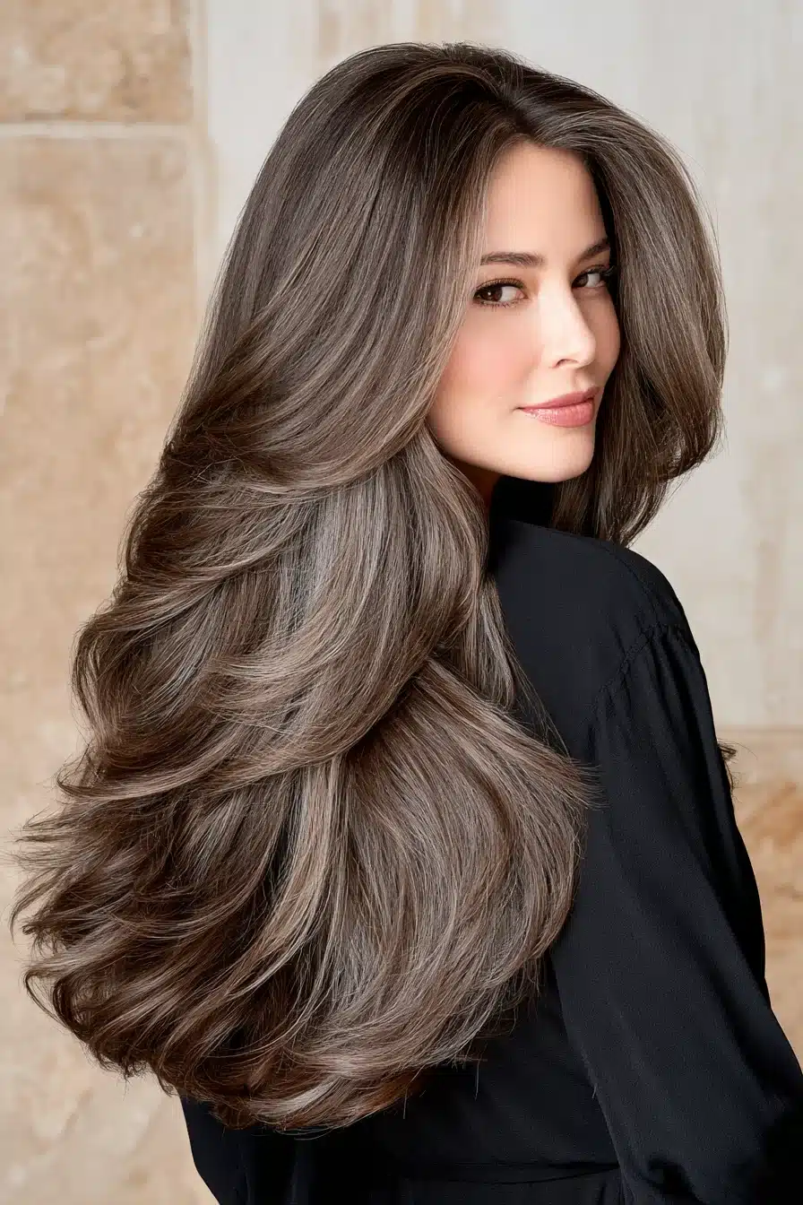 27 Beautiful Grey Blending Ideas for Dark Hair to Embrace Your Silver Strands