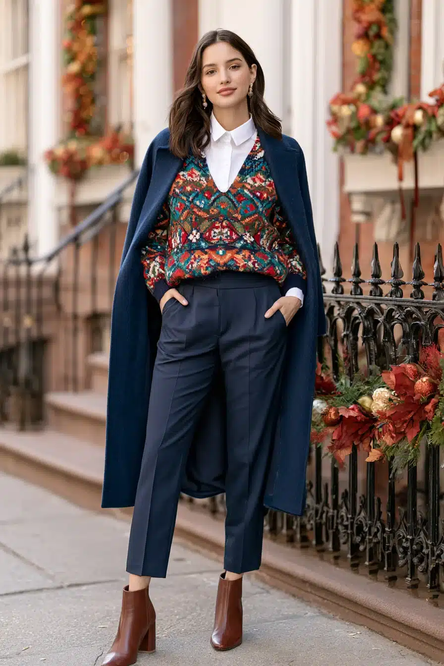 27 Cozy Christmas Jumper Ideas for Festive Outfits Full of Holiday Cheer