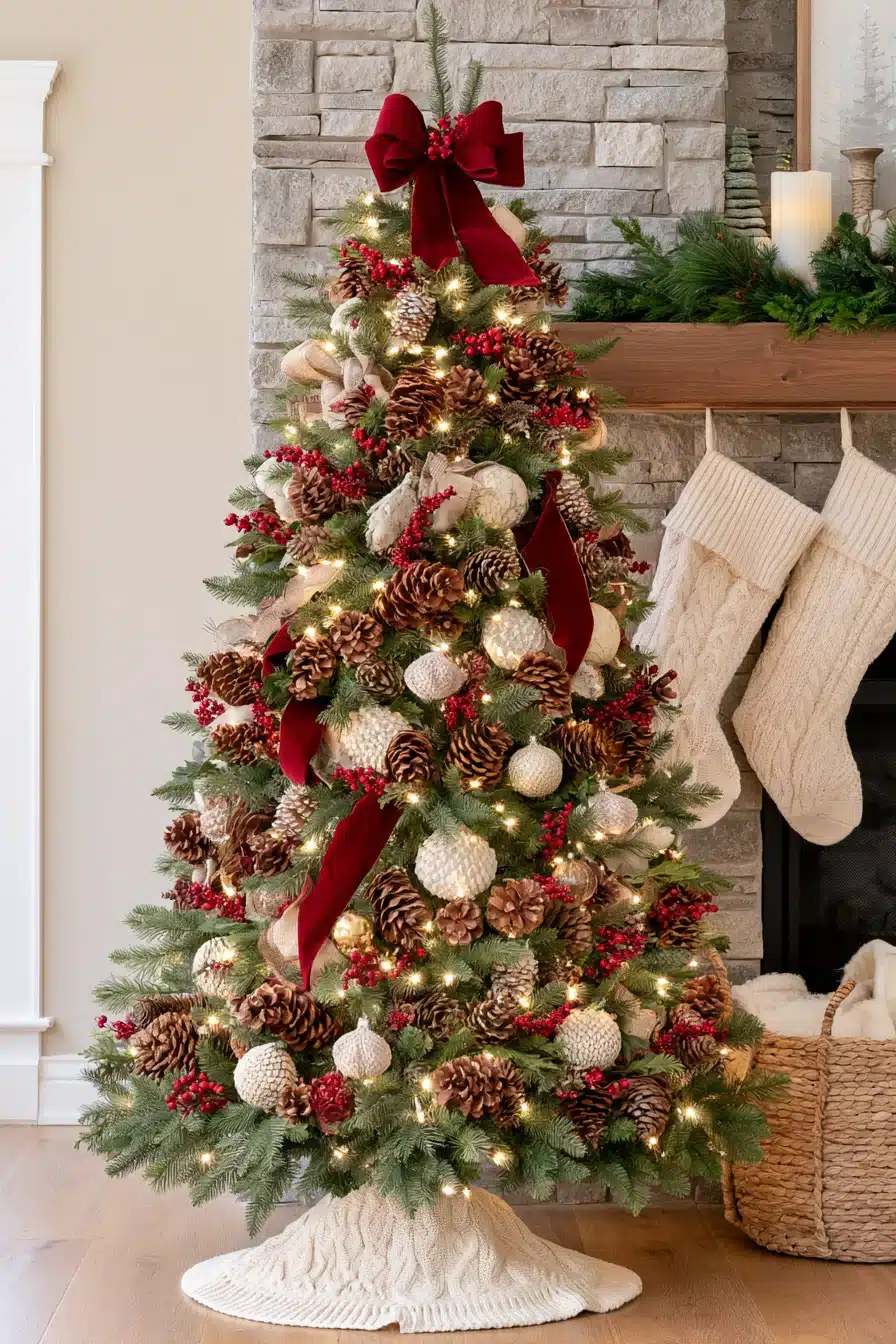 27 Timeless Traditional Christmas Tree Ideas for a Warm and Festive Home