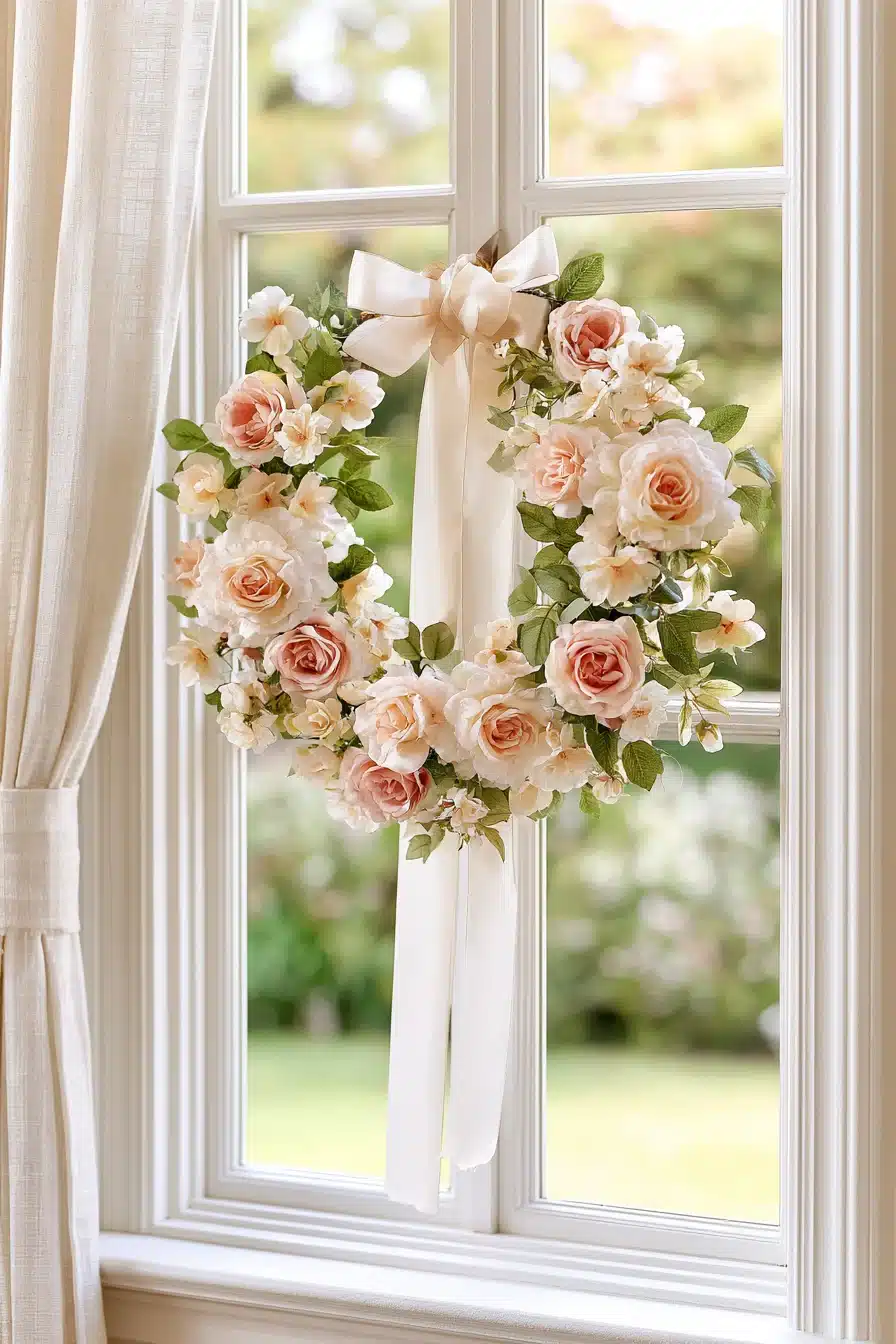 27 Beautiful Wreaths on Windows Ideas for a Charming, Festive Home