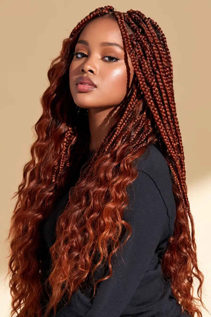 27 Beautiful Boho Knotless Braids for an Effortlessly Chic Look
