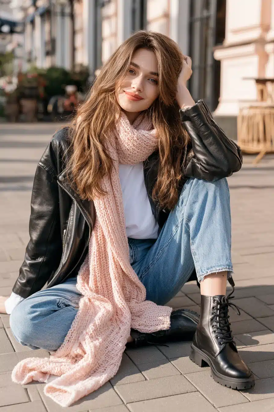 27 Chic Pink Scarf Outfit Ideas to Add a Pop of Color to Your Wardrobe