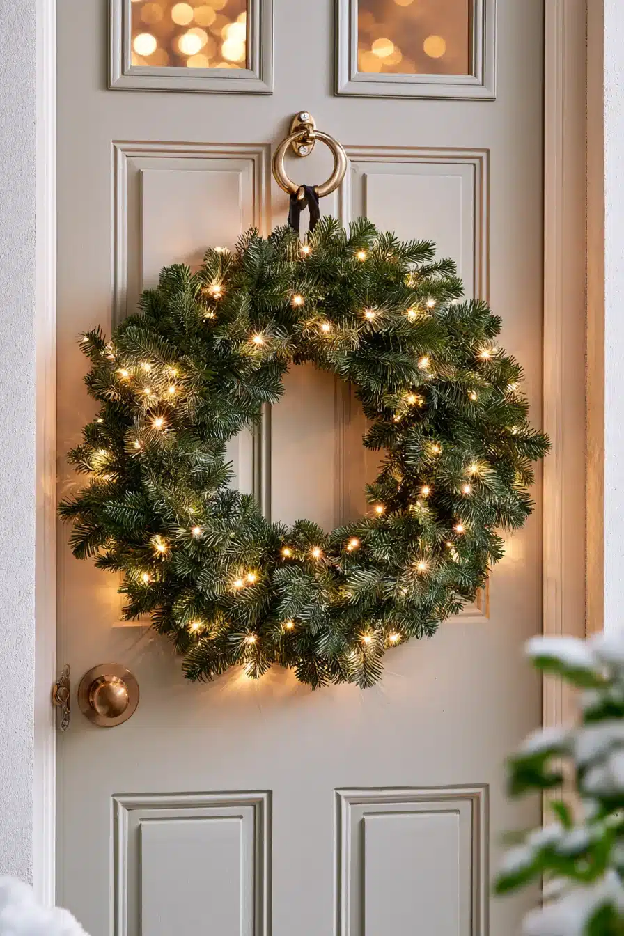 27 Cozy Winter Wreaths for Front Door Decor That Welcomes Everyone