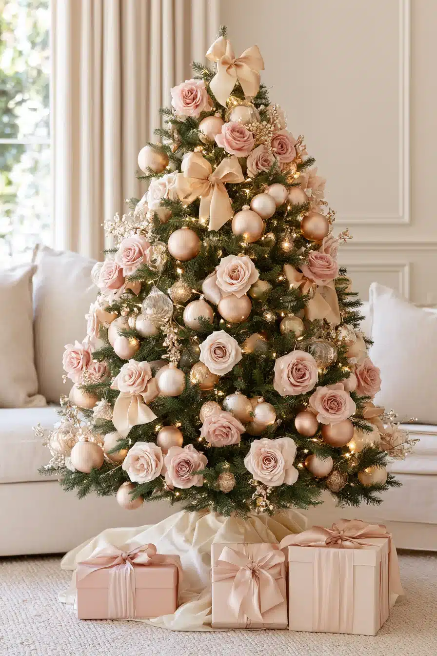 27 Stunning Gold Christmas Tree Ideas to Make Your Holiday Home Sparkle